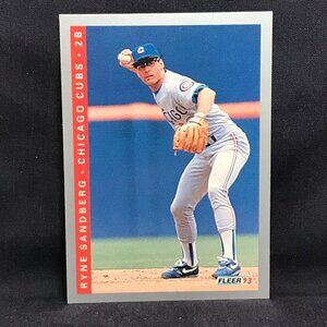 1993 Fleer Baseball - #25 - Ryne Sandberg - Chicago Cubs
